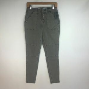 🔥Mossimo Exposed Button Moto Skinny Pant